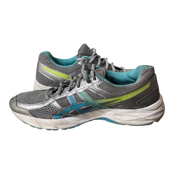 ASIC Gel Contend 4 Womens Running Sneakers Size 8.5 Silver - Picture 5 of 7